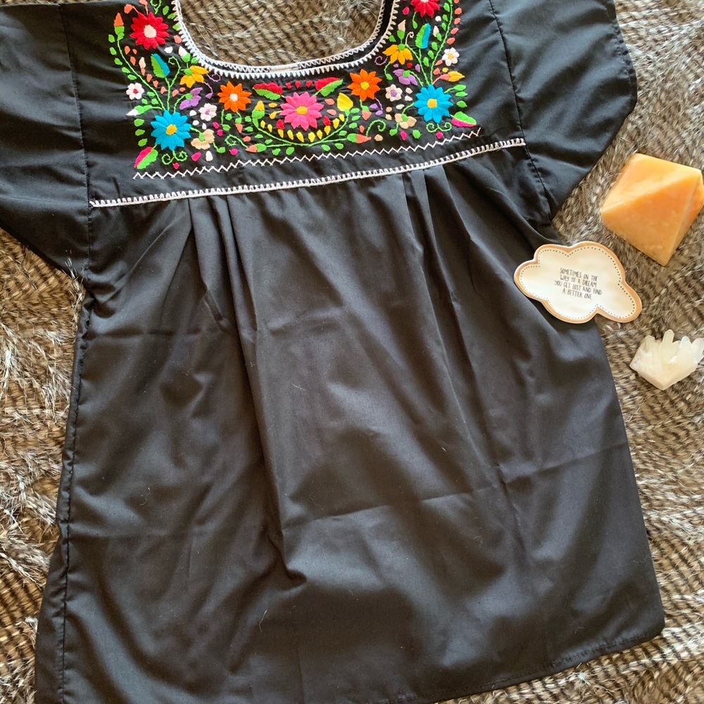 Hand-embroidered by Artist in Mexico - Blouse